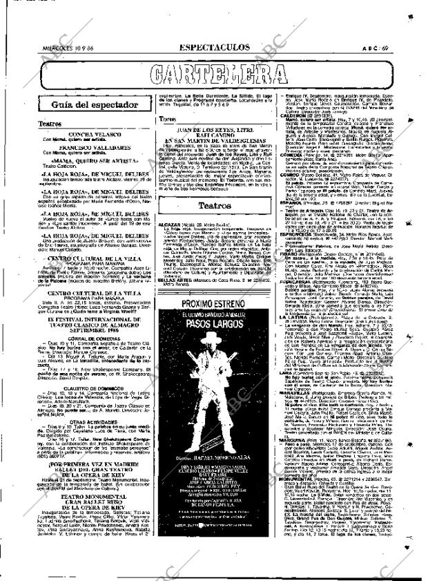 ABC MADRID 10-09-1986 página 69