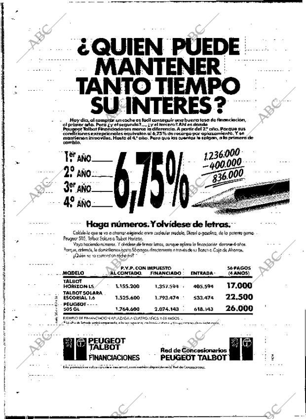 ABC MADRID 11-09-1986 página 108