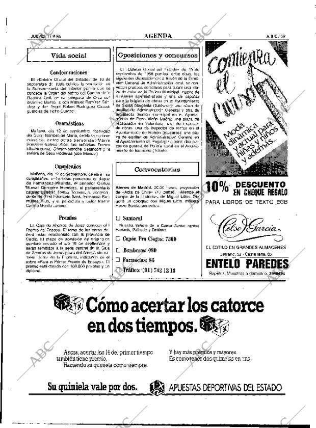 ABC MADRID 11-09-1986 página 39