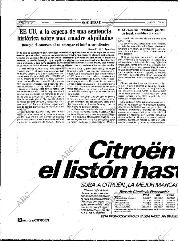 ABC MADRID 11-09-1986 página 54