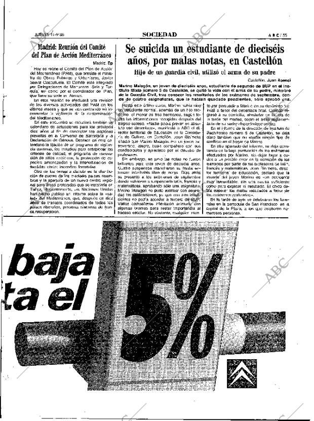 ABC MADRID 11-09-1986 página 55