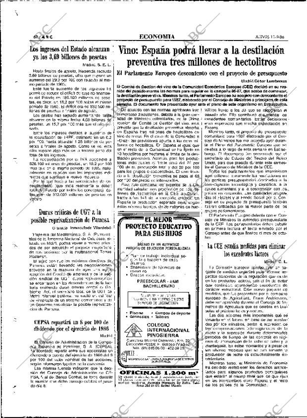 ABC MADRID 11-09-1986 página 62