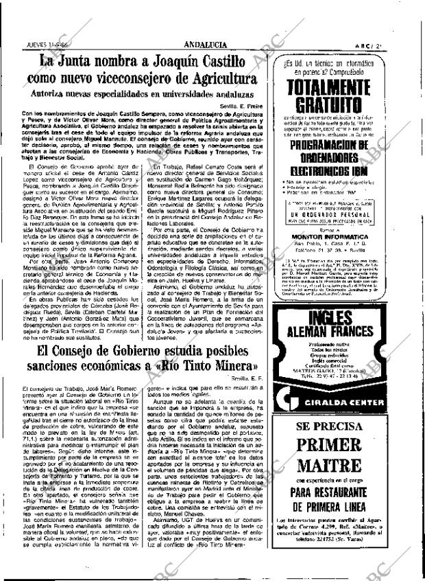 ABC SEVILLA 11-09-1986 página 21