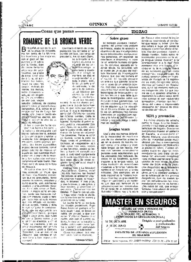 ABC MADRID 13-09-1986 página 12