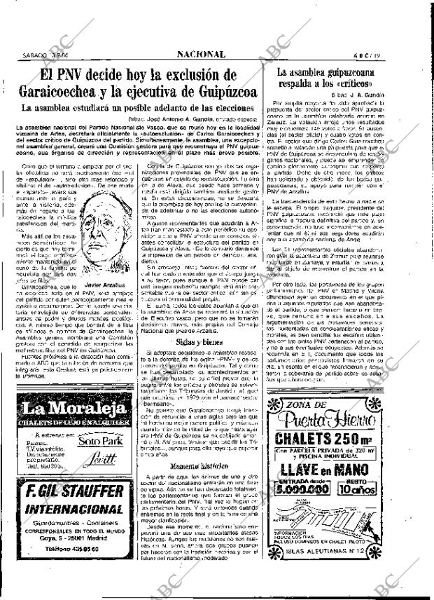 ABC MADRID 13-09-1986 página 19