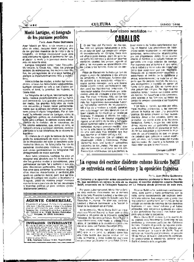 ABC MADRID 13-09-1986 página 42