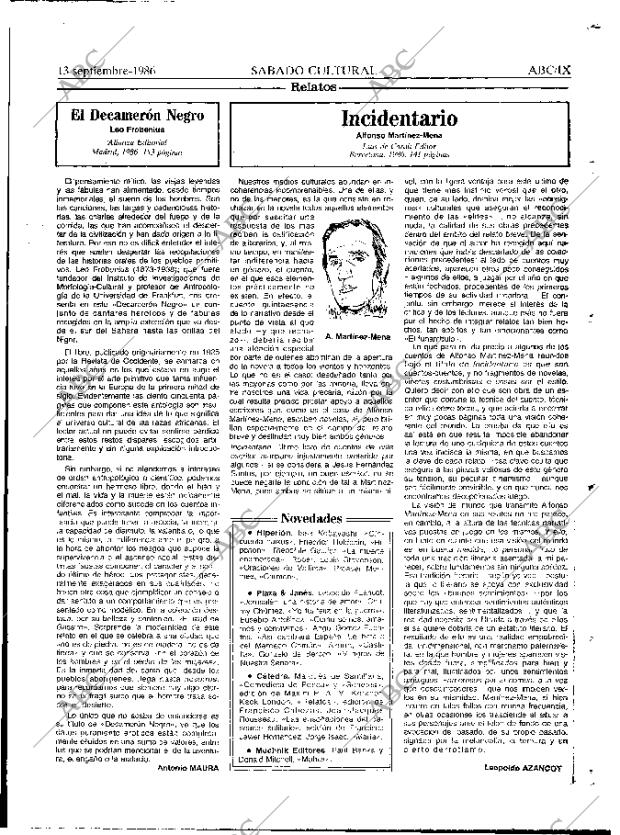 ABC MADRID 13-09-1986 página 51