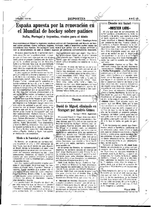 ABC MADRID 13-09-1986 página 65
