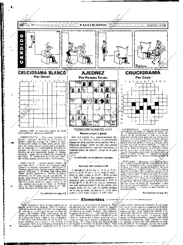 ABC MADRID 13-09-1986 página 88