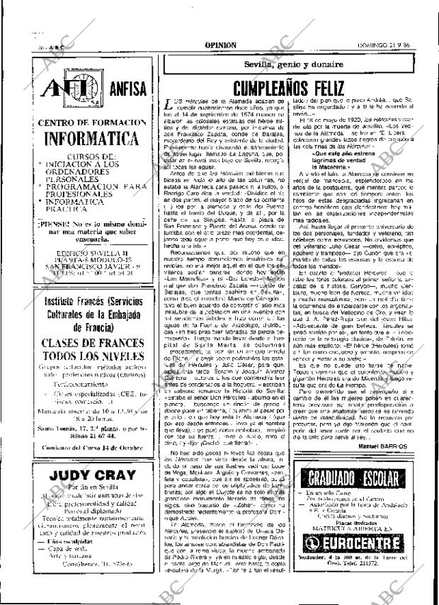 ABC SEVILLA 21-09-1986 página 36