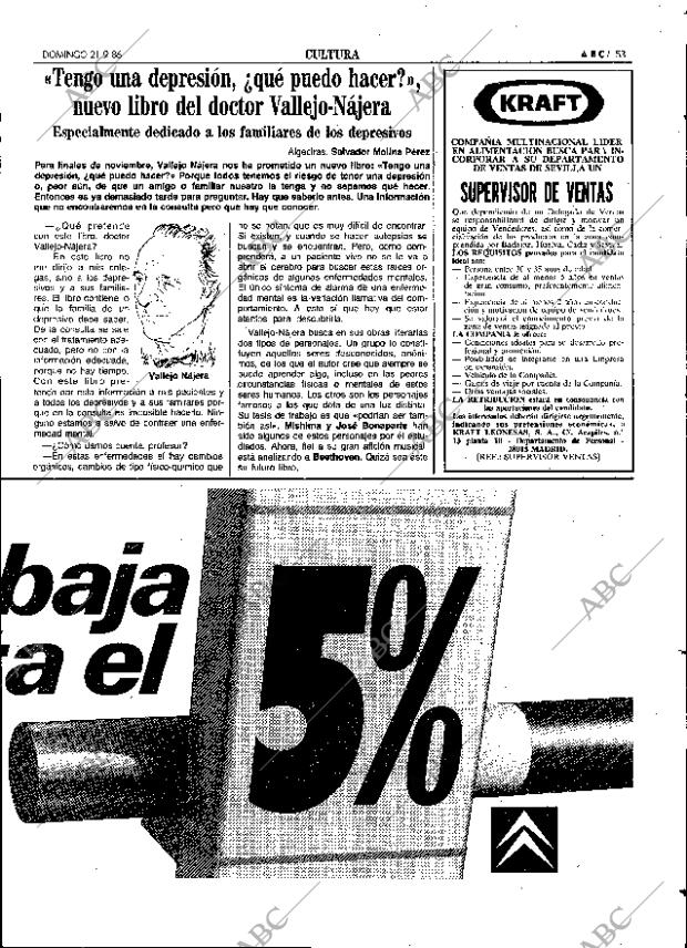 ABC SEVILLA 21-09-1986 página 53