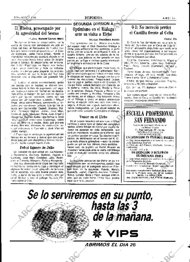 ABC SEVILLA 21-09-1986 página 65