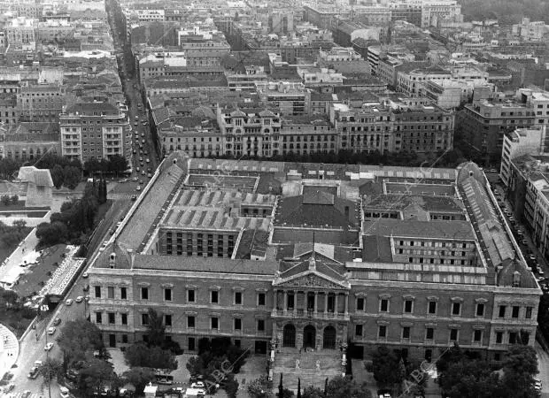 Vista Aérea de edificio que Comparten la biblioteca nacional y el museo...