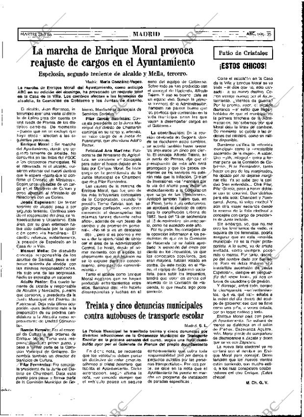 ABC MADRID 23-09-1986 página 35