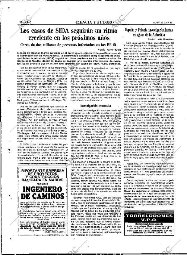ABC MADRID 23-09-1986 página 58