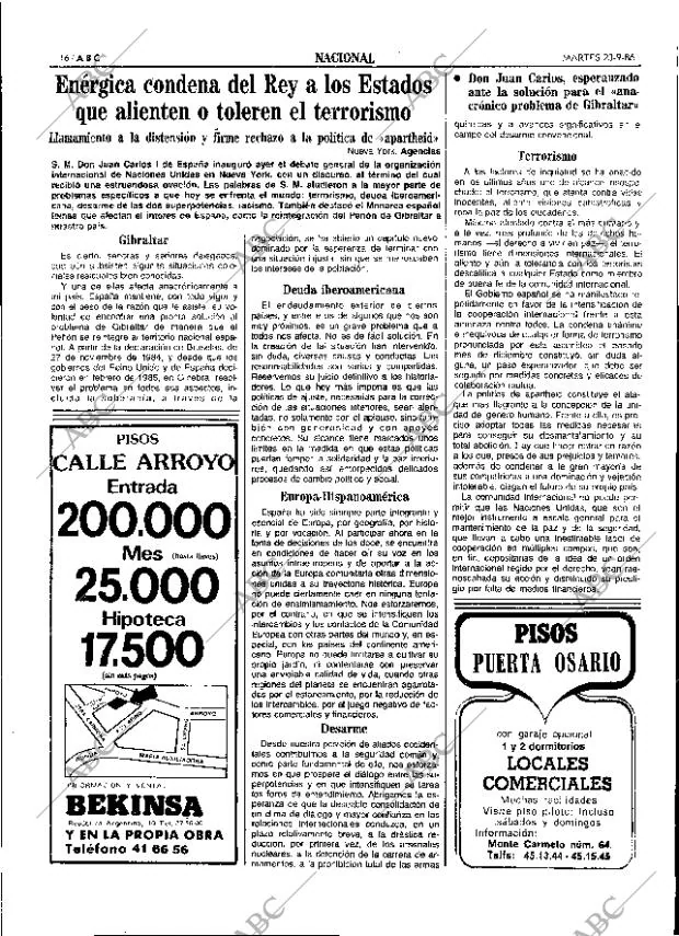 ABC SEVILLA 23-09-1986 página 16