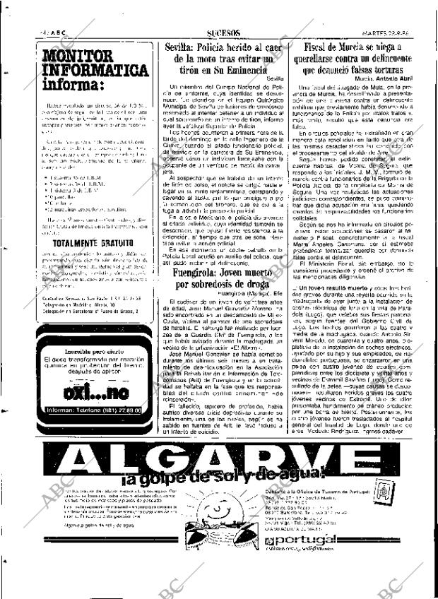 ABC SEVILLA 23-09-1986 página 44