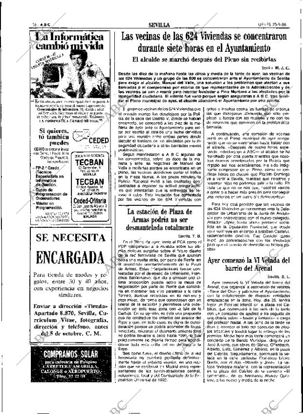 ABC SEVILLA 25-09-1986 página 36