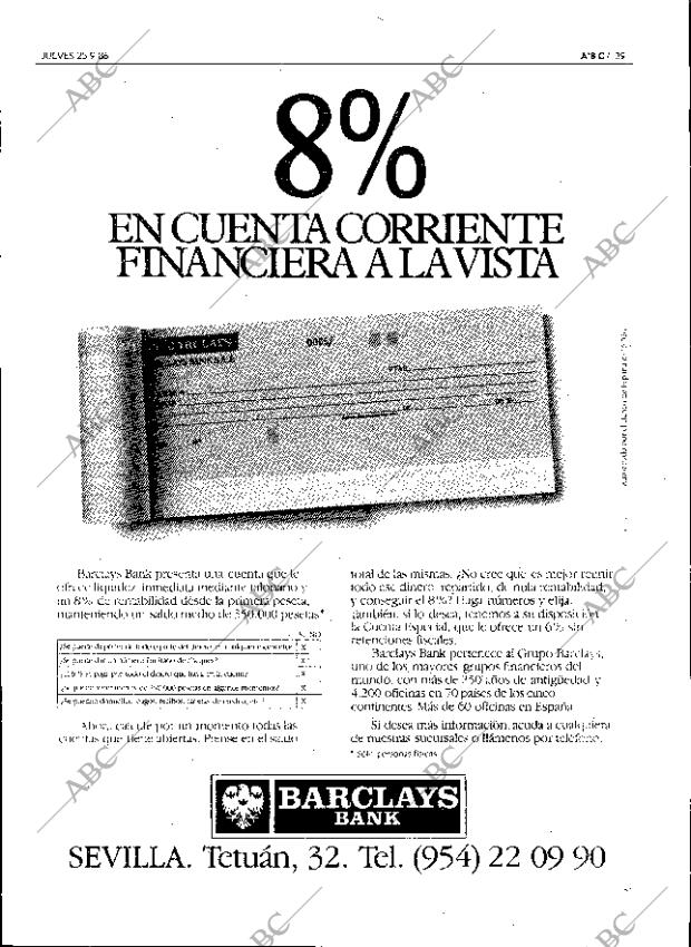 ABC SEVILLA 25-09-1986 página 39