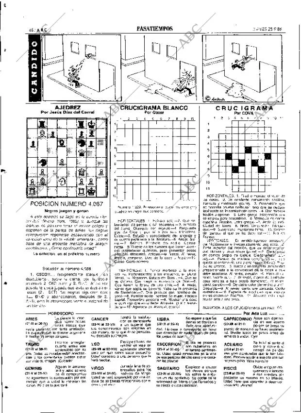 ABC SEVILLA 25-09-1986 página 68