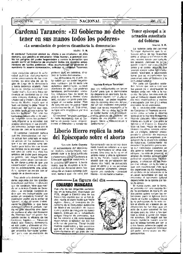 ABC MADRID 27-09-1986 página 15