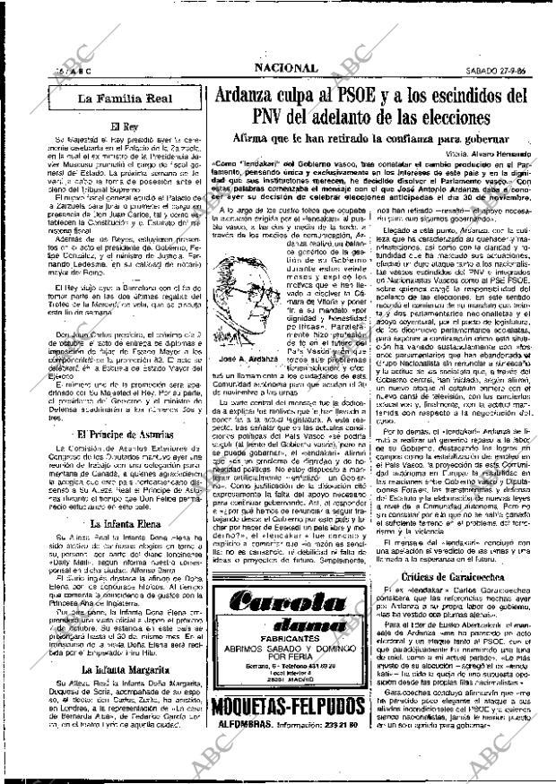 ABC MADRID 27-09-1986 página 16