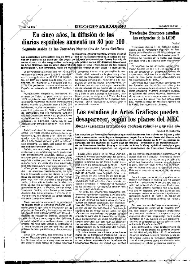 ABC MADRID 27-09-1986 página 42