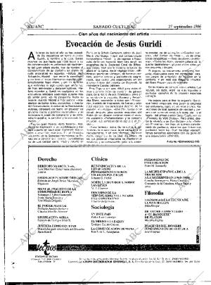 ABC MADRID 27-09-1986 página 58