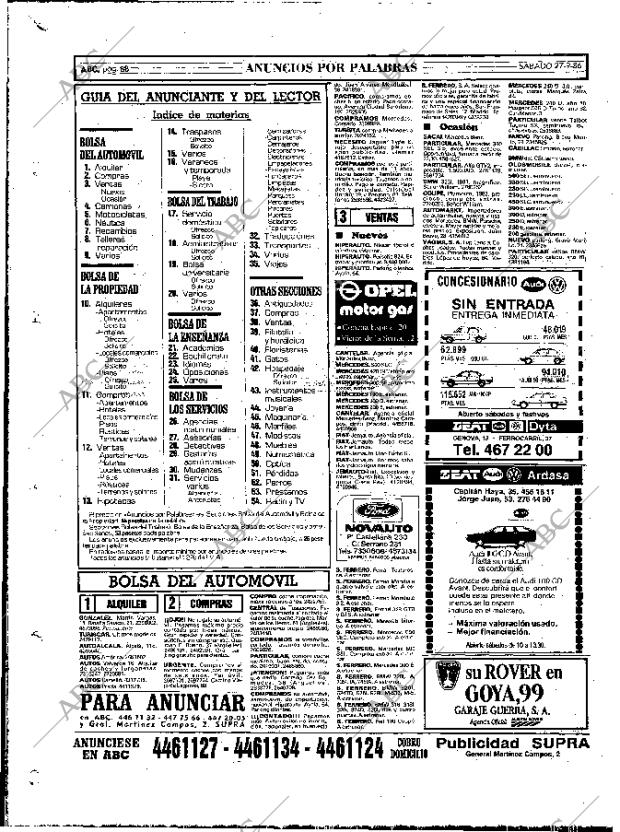 ABC MADRID 27-09-1986 página 88