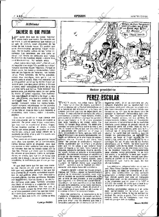 ABC SEVILLA 30-09-1986 página 14