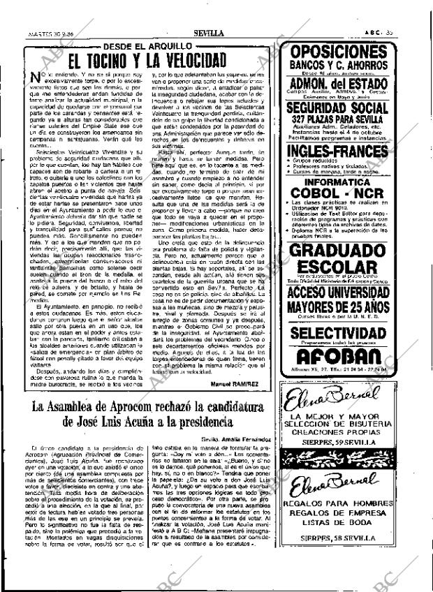 ABC SEVILLA 30-09-1986 página 35