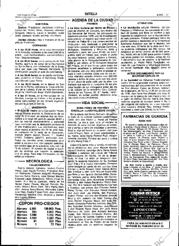 ABC SEVILLA 30-09-1986 página 37