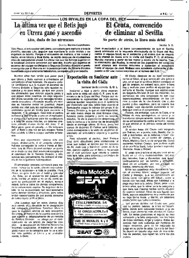 ABC SEVILLA 30-09-1986 página 57