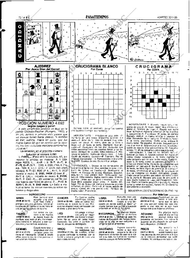 ABC SEVILLA 30-09-1986 página 72