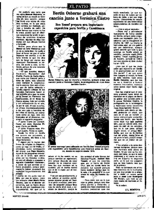 ABC SEVILLA 30-09-1986 página 75