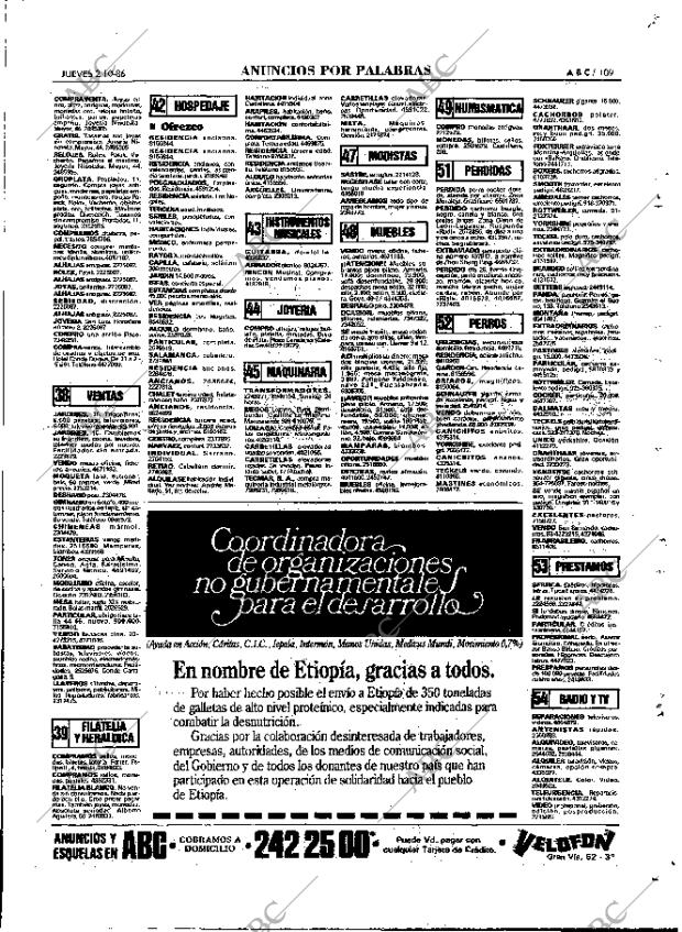 ABC MADRID 02-10-1986 página 109