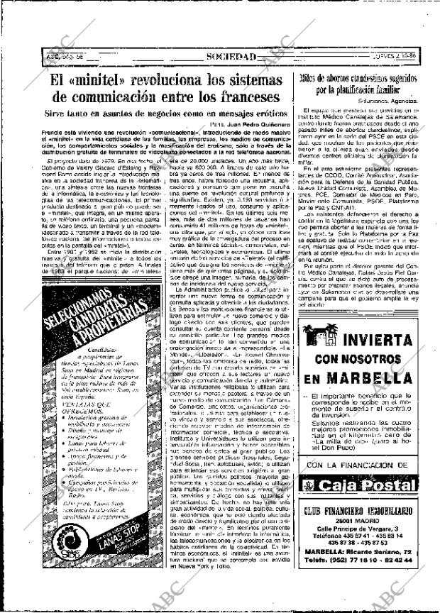 ABC MADRID 02-10-1986 página 58