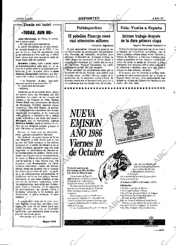 ABC MADRID 02-10-1986 página 81