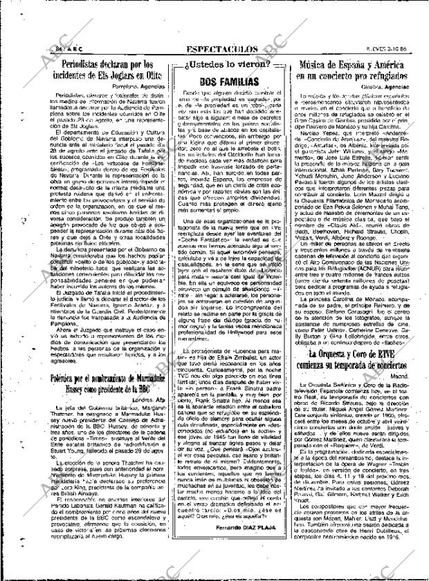 ABC MADRID 02-10-1986 página 84