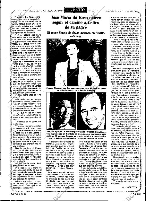 ABC SEVILLA 02-10-1986 página 73