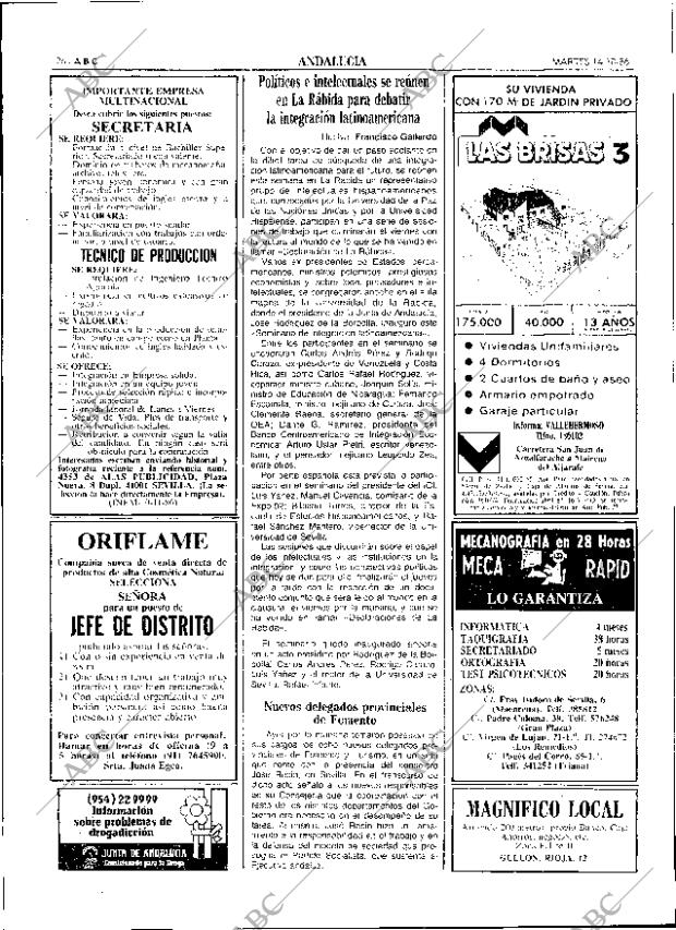 ABC SEVILLA 14-10-1986 página 26