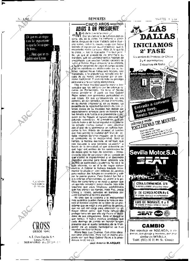 ABC SEVILLA 14-10-1986 página 56