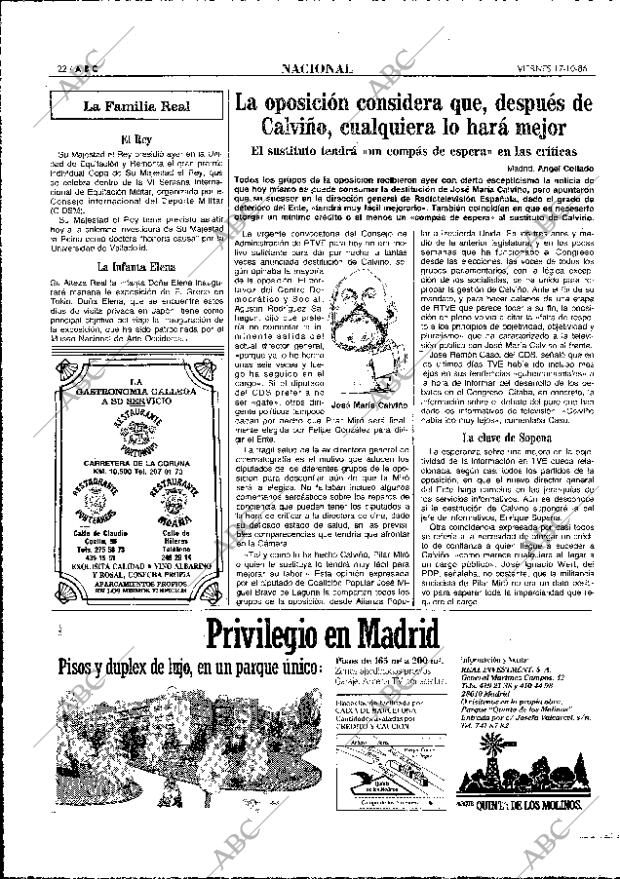 ABC MADRID 17-10-1986 página 22