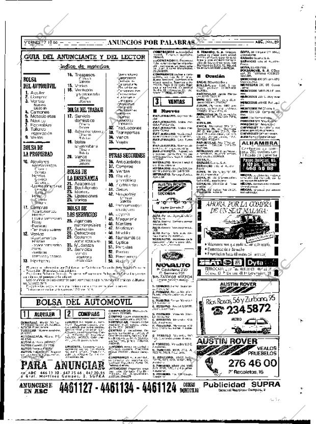 ABC MADRID 17-10-1986 página 89