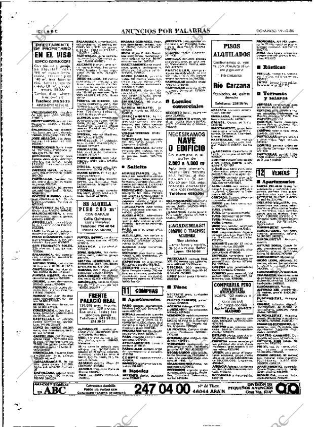 ABC MADRID 19-10-1986 página 102