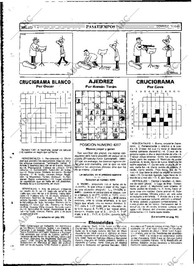 ABC MADRID 19-10-1986 página 112