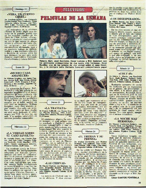 ABC MADRID 19-10-1986 página 167