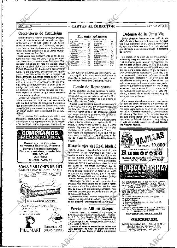 ABC MADRID 19-10-1986 página 18