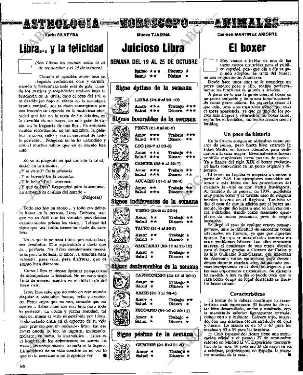ABC MADRID 19-10-1986 página 186