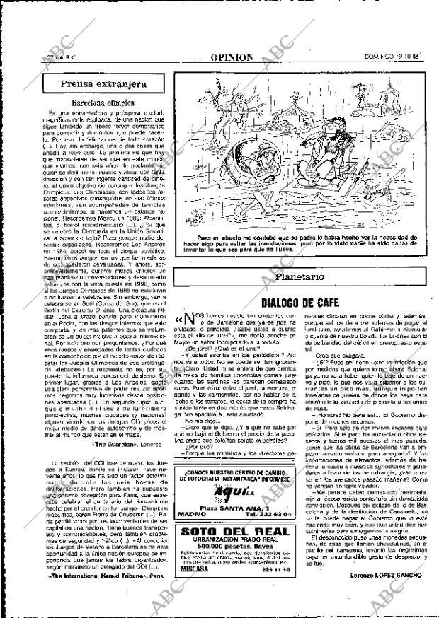 ABC MADRID 19-10-1986 página 22